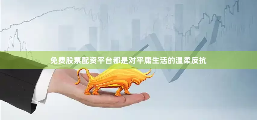 免费股票配资平台都是对平庸生活的温柔反抗